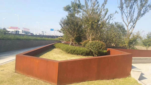 大涌镇耐候钢挡土墙